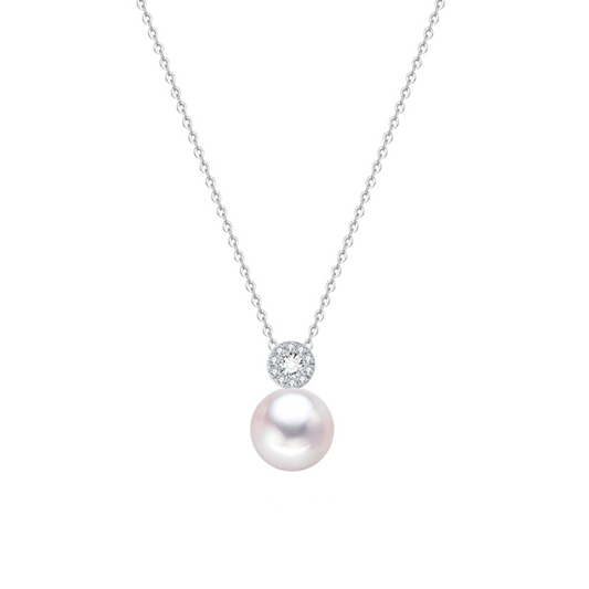 Aiko 925 Sterling Silver Pearl Necklace