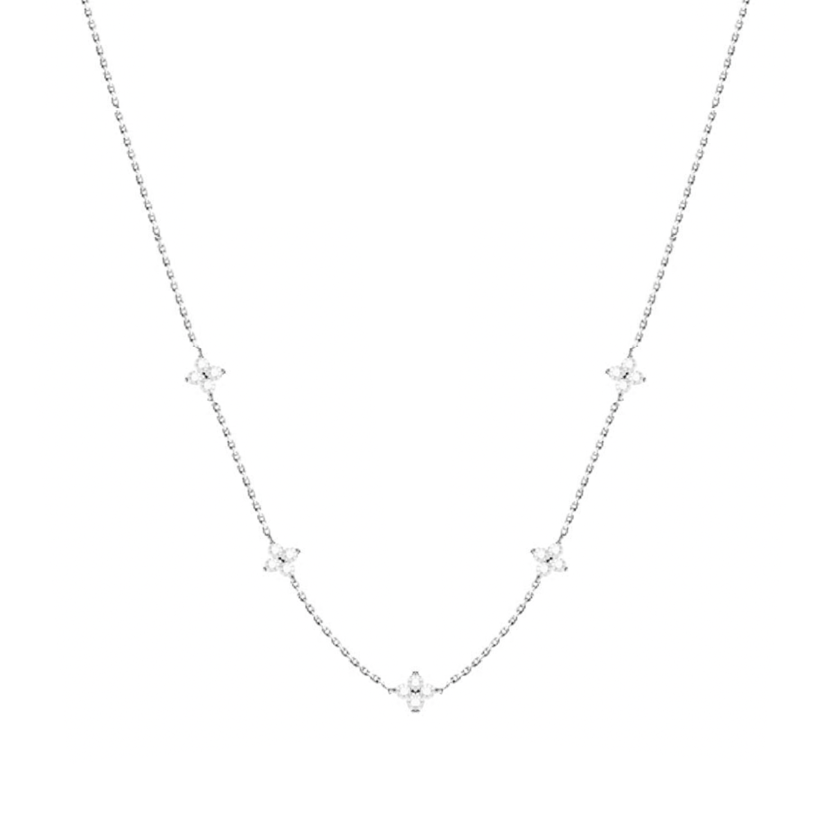 Glittering Starlight 925 Sterling Silver Necklace