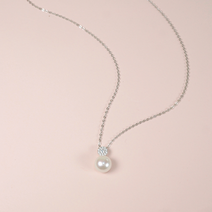 Aiko 925 Sterling Silver Pearl Necklace