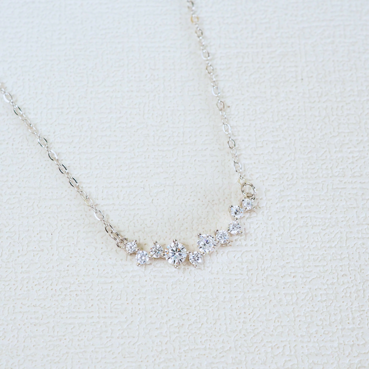 Dazzling Smile 925 Sterling Silver Necklace