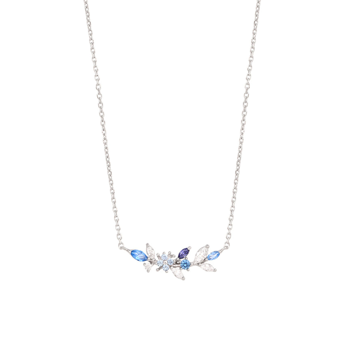 Blue Crush 925 Sterling Silver Necklace