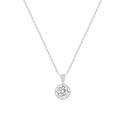 Halo 925 Sterling Silver Necklace