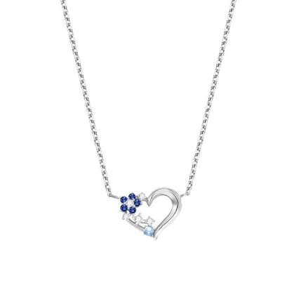 Blue Crush 925 Sterling Silver Necklace